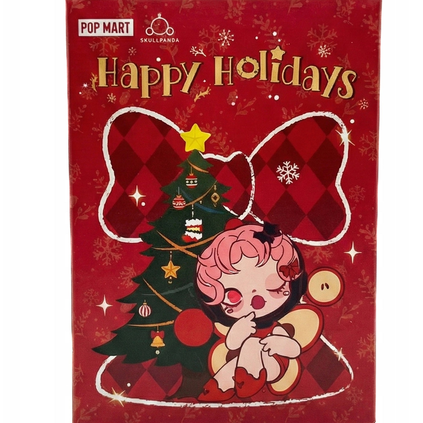 Pop Mart - Originalni Skullpanda Happy Holidays ukras za bor
