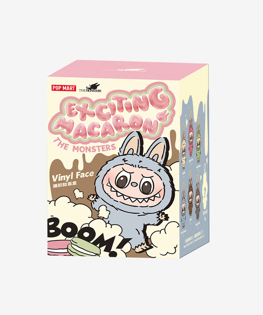 Pop Mart - Labubu ORIGINAL THE MONSTERS: Emocionante Macaron Vinilo Peluche Muñeco Sorpresa Paquete Ciego