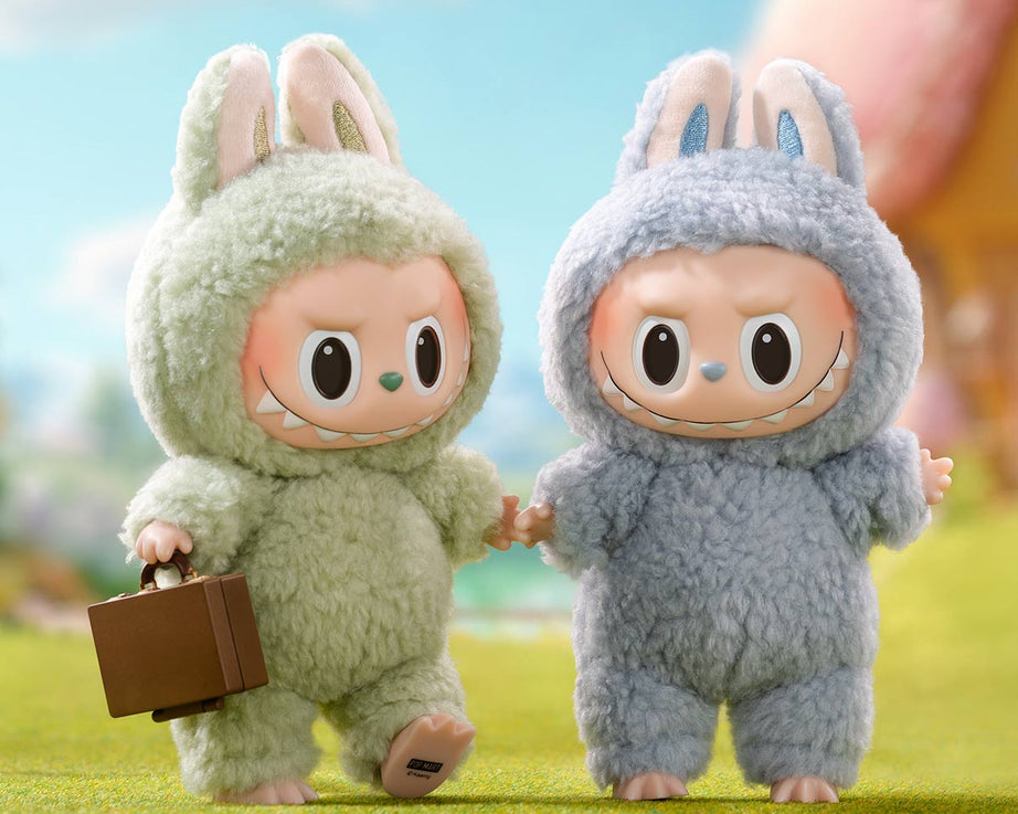 Pop Mart - Orijinal Labubu THE MONSTERS: Exciting Macaron Vinil Peluş Bebek Süpriz Kör Paket