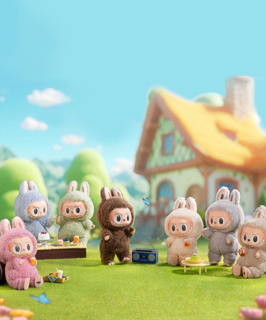 Pop Mart - Labubu ORIGINAL THE MONSTERS: Emocionante Macaron Vinilo Peluche Muñeco Sorpresa Paquete Ciego