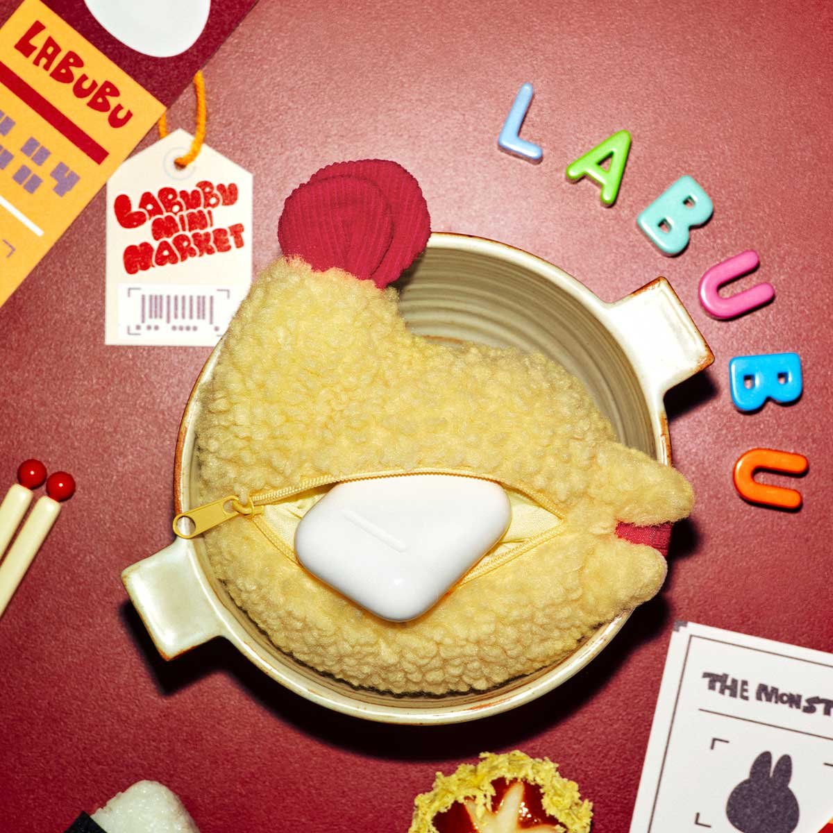 Pop Mart - Orijinal The Monsters Wacky Mart Serisi Telefon Kulaklığı Kılıfı