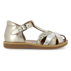 Pom d'Api - Poppy Oto Metallic Sandalen | Puderrosa