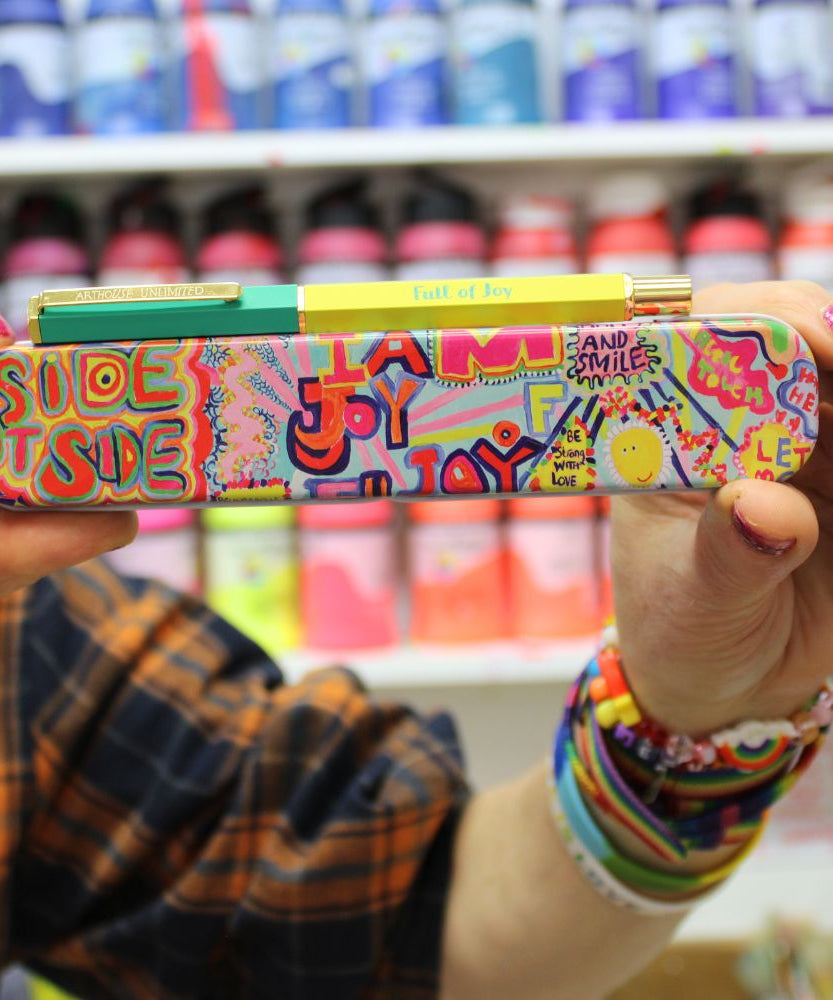 Portico Designs - Arthouse Unlimited Neşe Dolu Kutulu Tükenmez Kalem