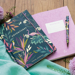 Portico Designs - Sara Miller: Botanik Cennet A5 Seyahat Günlüğü