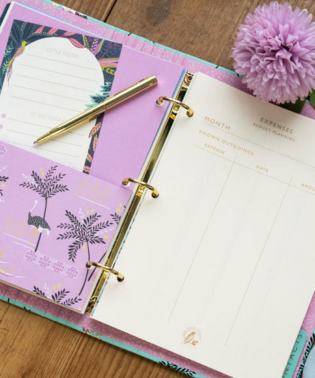 Portico Designs - Sara Miller: Devekuşu ve Palmiyeler Organizer Ajanda