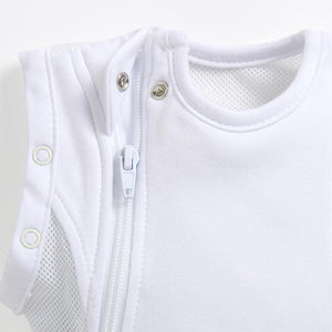 Purflo Swaddle To Sleep Bag - Soft White - TOG 2.5-Sleepsack Swaddles-Soft White-0-4m | Natural Baby Shower