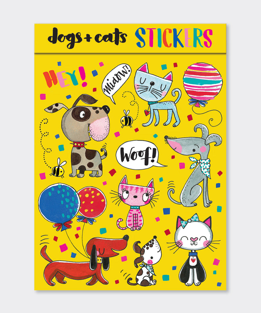 Rachel Ellen - Cats & Dogs Sticker Uitknipboeken