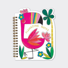 Rachel Ellen - Flamingo Şeklinde Tel Ciltli Defter