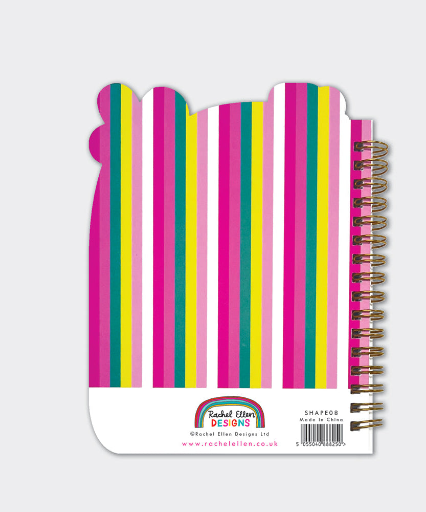 Rachel Ellen - Flamingo Shaped Wire Bound Notebook