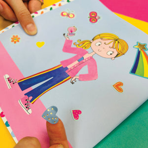 Rachel Ellen - Grl Pwr Sticker Scene Colouring and Activity Book