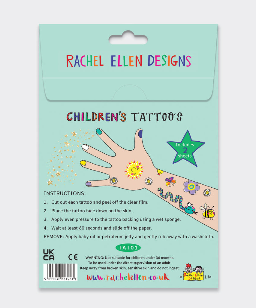 Rachel Ellen - Love Our Planet Çocuk Geçici Dövmeler