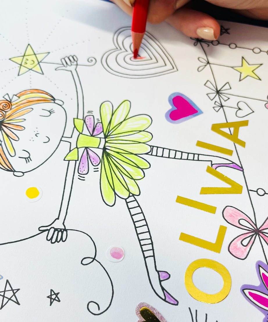 Rachel Ellen - Moondance Sticker Scene Coloring and Activity Book