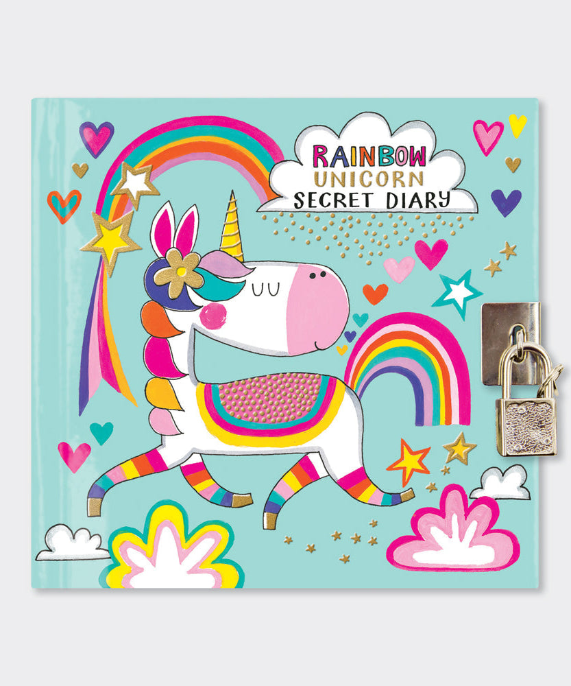 Rachel Ellen - Rainbow Unicorn Kitlenebilir Gizli Günlük