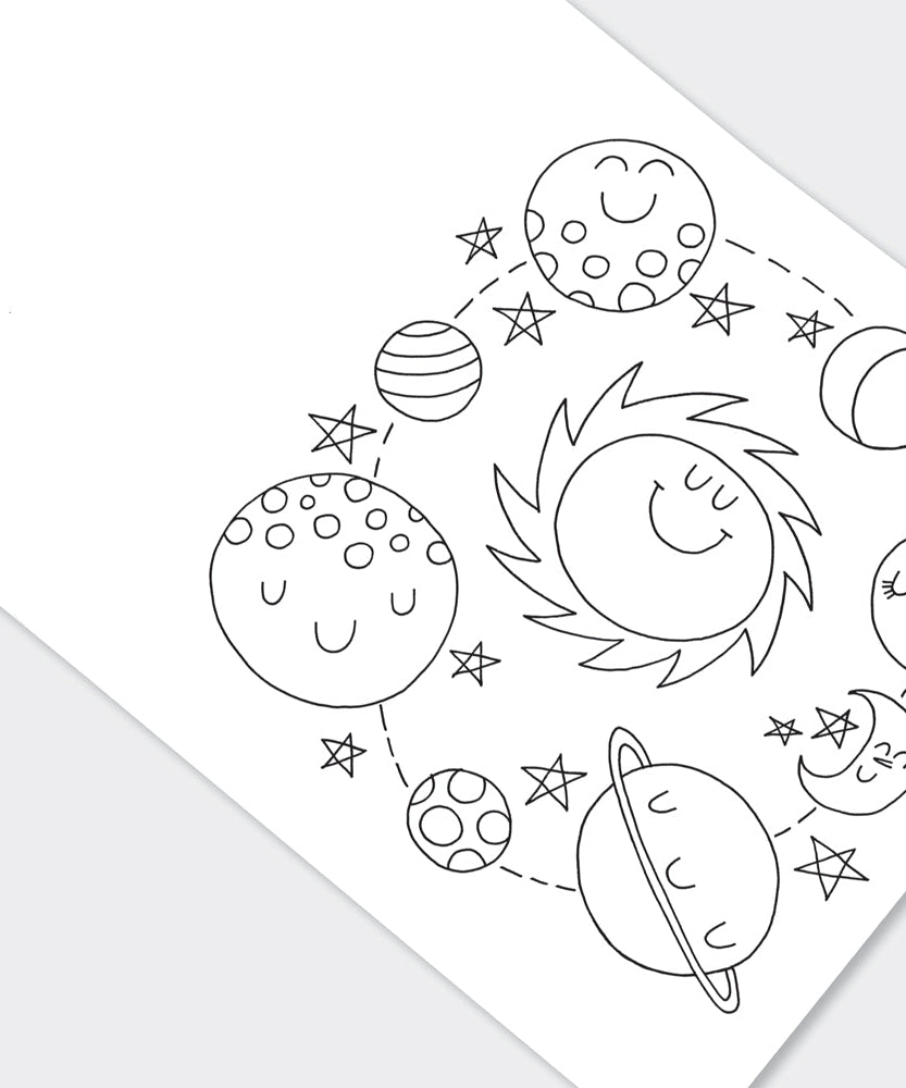 Rachel Ellen - To The Moon Coloring Book