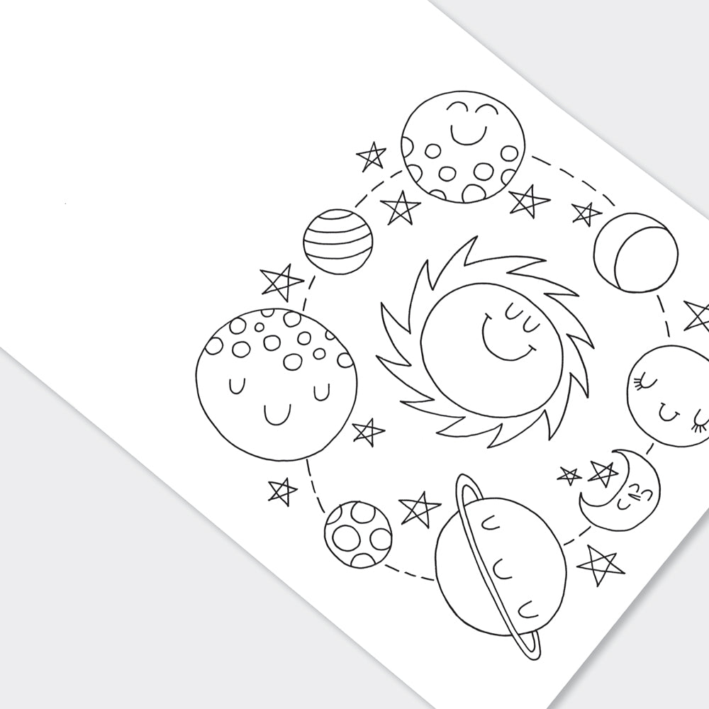 Rachel Ellen - To The Moon Coloring Book