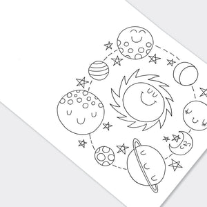 Rachel Ellen - To The Moon Colouring Book