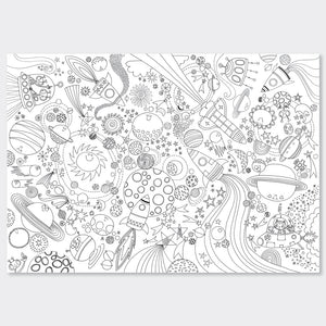 Rachel Ellen — Большие раскраски-постеры To The Moon для мальчиков