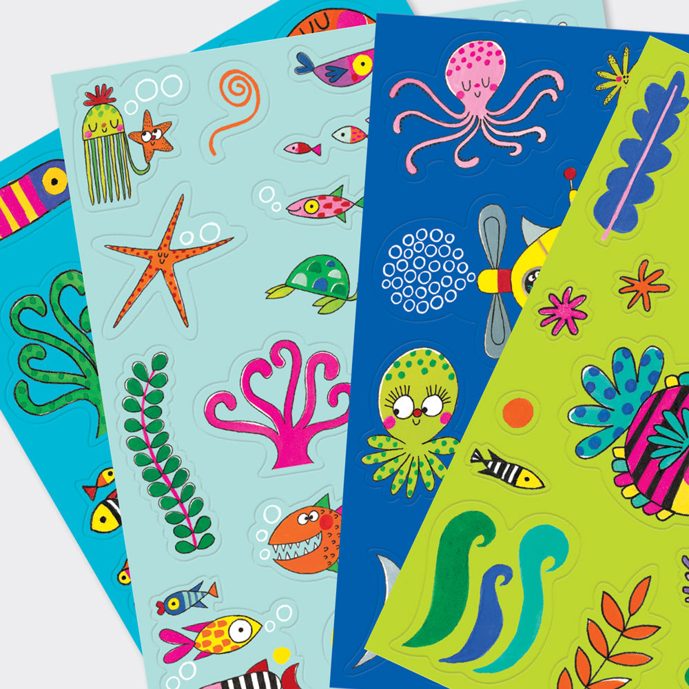 Rachel Ellen - Under The Sea Sticker Çıkartma Kitapları