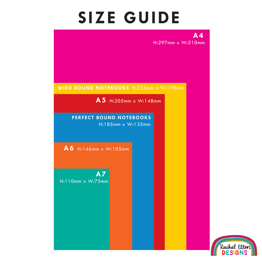 Rachel Ellen - Unicorn Shaped Wire Bound Notebook