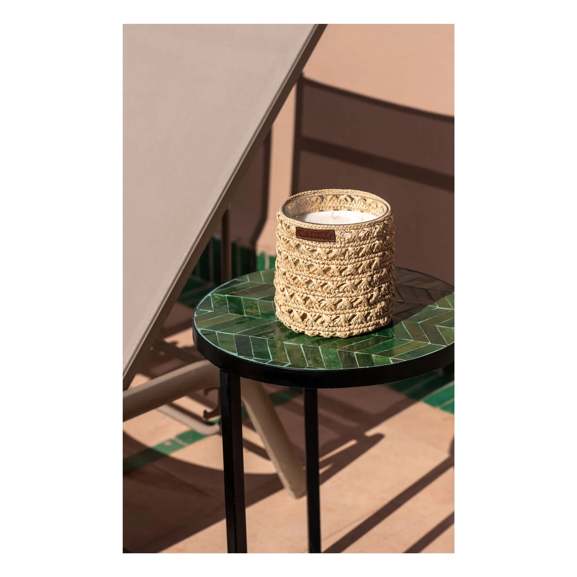 Côté Bougie - Raphia Zina Candle - Eastern Breeze