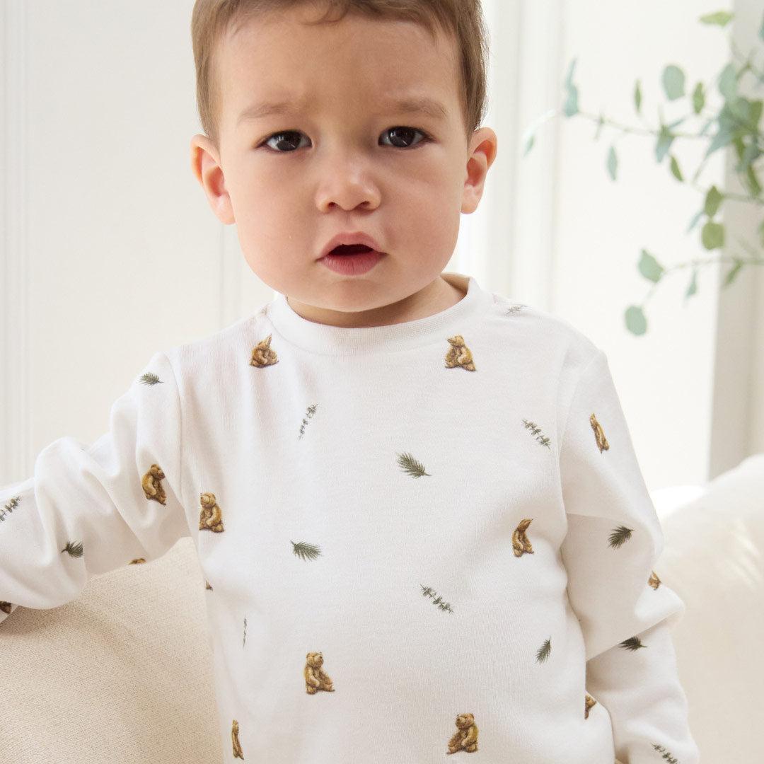 Rosa & Blue Pyjamas - Brown Bear-Pyjamas-Brown Bear-12-18m | Natural Baby Shower