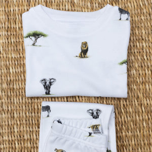 Rosa & Blue Pyjamas - Safari-Pyjamas-Safari-12-18m | Natural Baby Shower