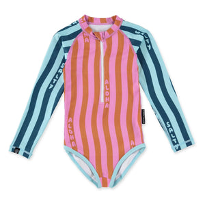 Beach & Bandits - Salty Stripes Anti-UV Mayo Geri Dönüştürülmüş Elyaflar | Lacivert