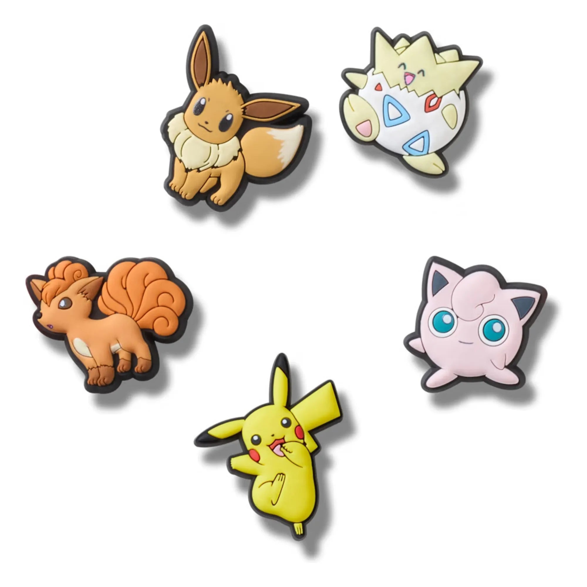 Crocs - Pokémon Jibbitz Set im 5er-Pack | Gelb