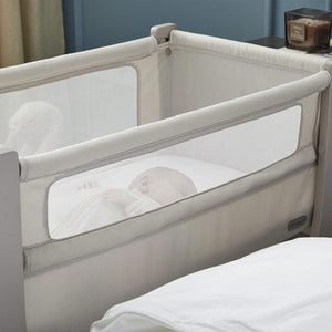 Shnuggle Air Lite Bedside Crib Bundle - Taupe-Bedside Cribs-Taupe- | Natural Baby Shower