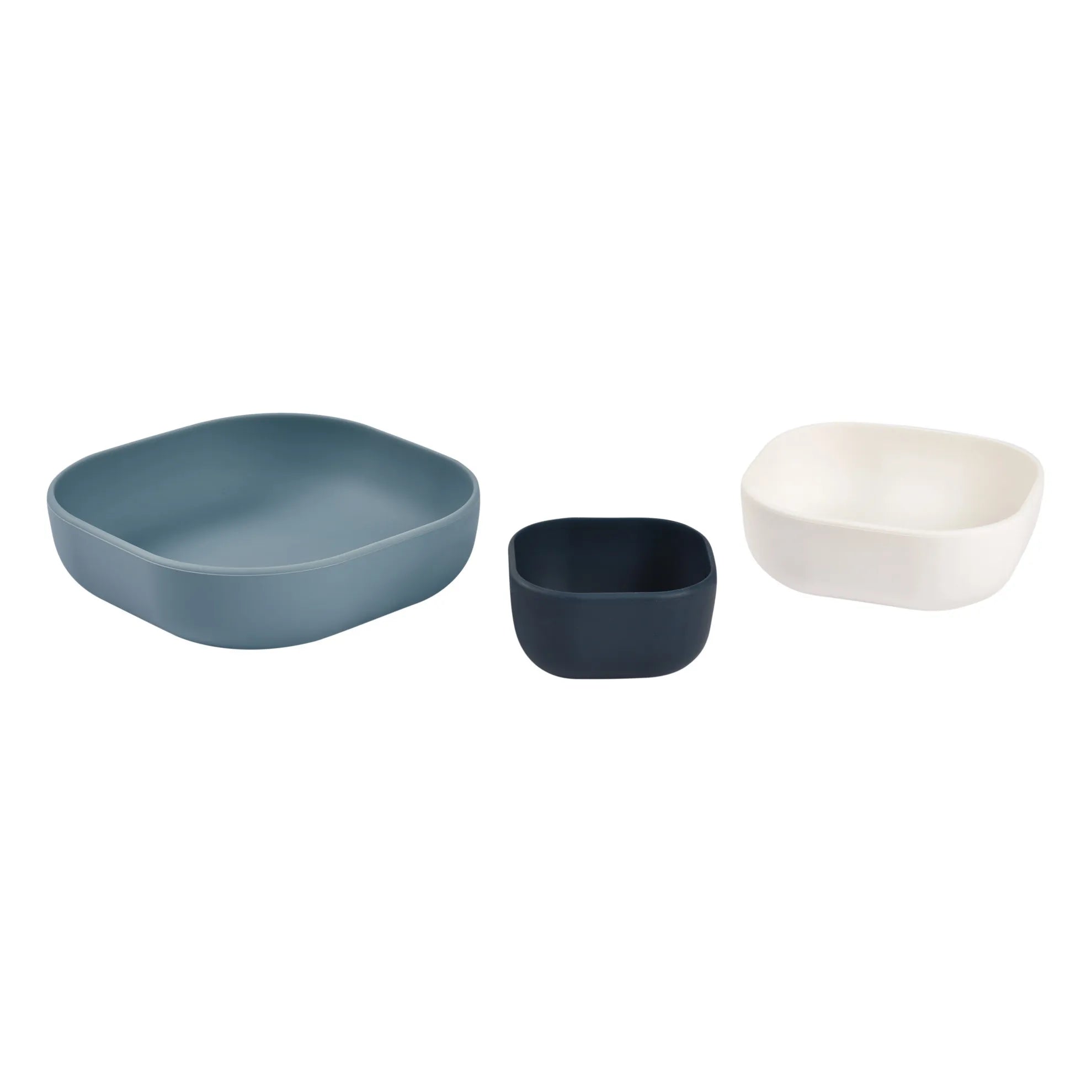 Béaba - Silikonschalen - 3er-Set | Marineblau