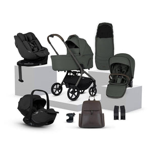 Silver Cross Breez Ultimate 360 Family Bundle-Travel Systems-Pewter- | Natural Baby Shower