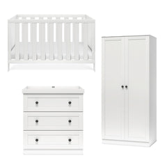 Silver Cross Bromley 3 Piece Room Set - White-Nursery Sets-White-No Mattress | Natural Baby Shower