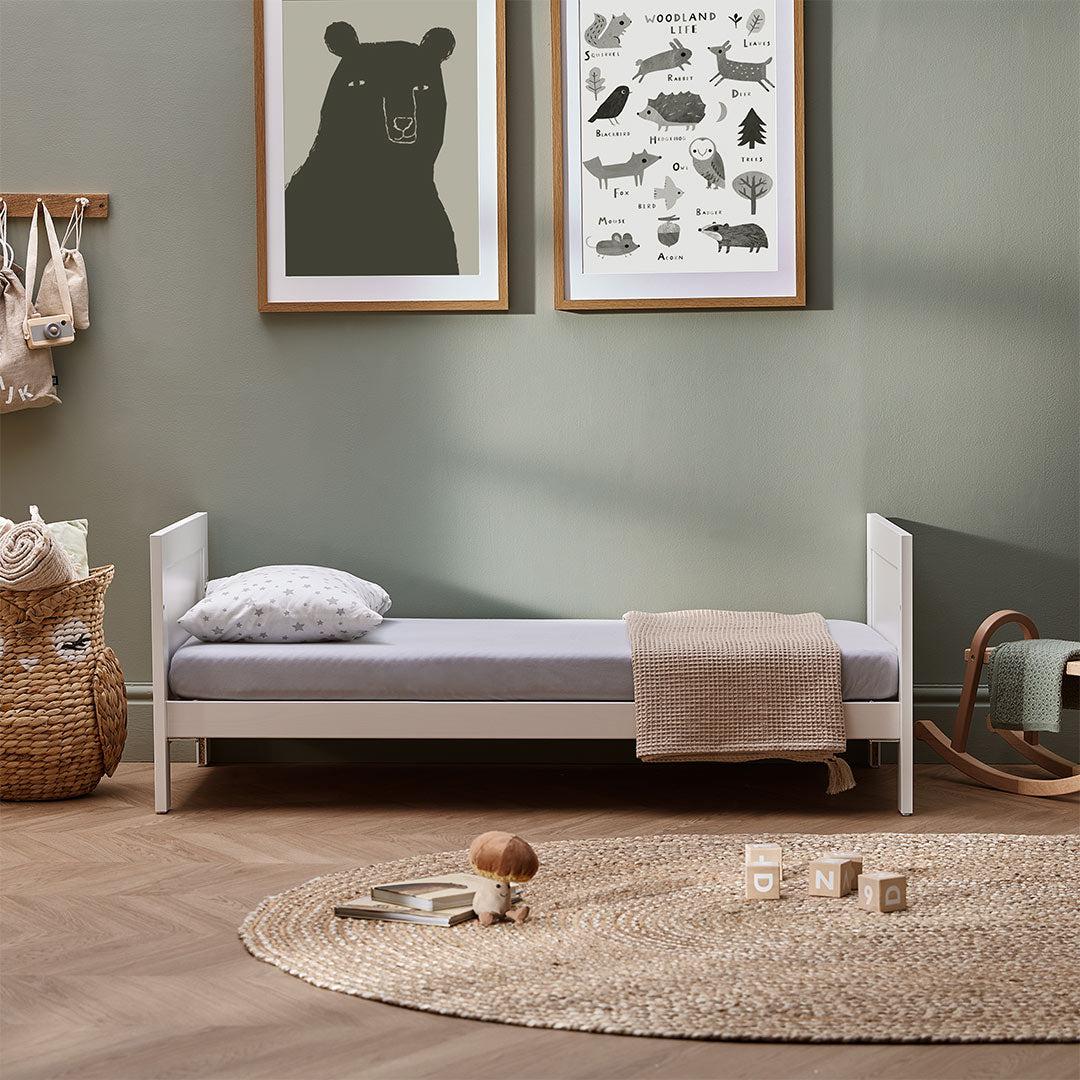 Silver Cross Bromley Cot Bed - White-Cot Beds-White- | Natural Baby Shower