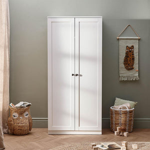 Silver Cross Bromley Wardrobe - White-Wardrobes-White- | Natural Baby Shower