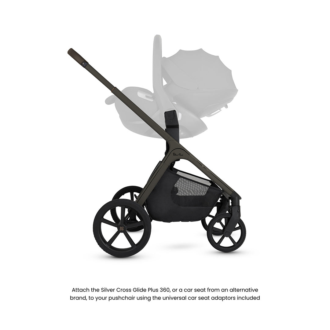 Silver Cross Cove Pushchair Accessory Bundle - Damson-Strollers-Damson- | Natural Baby Shower