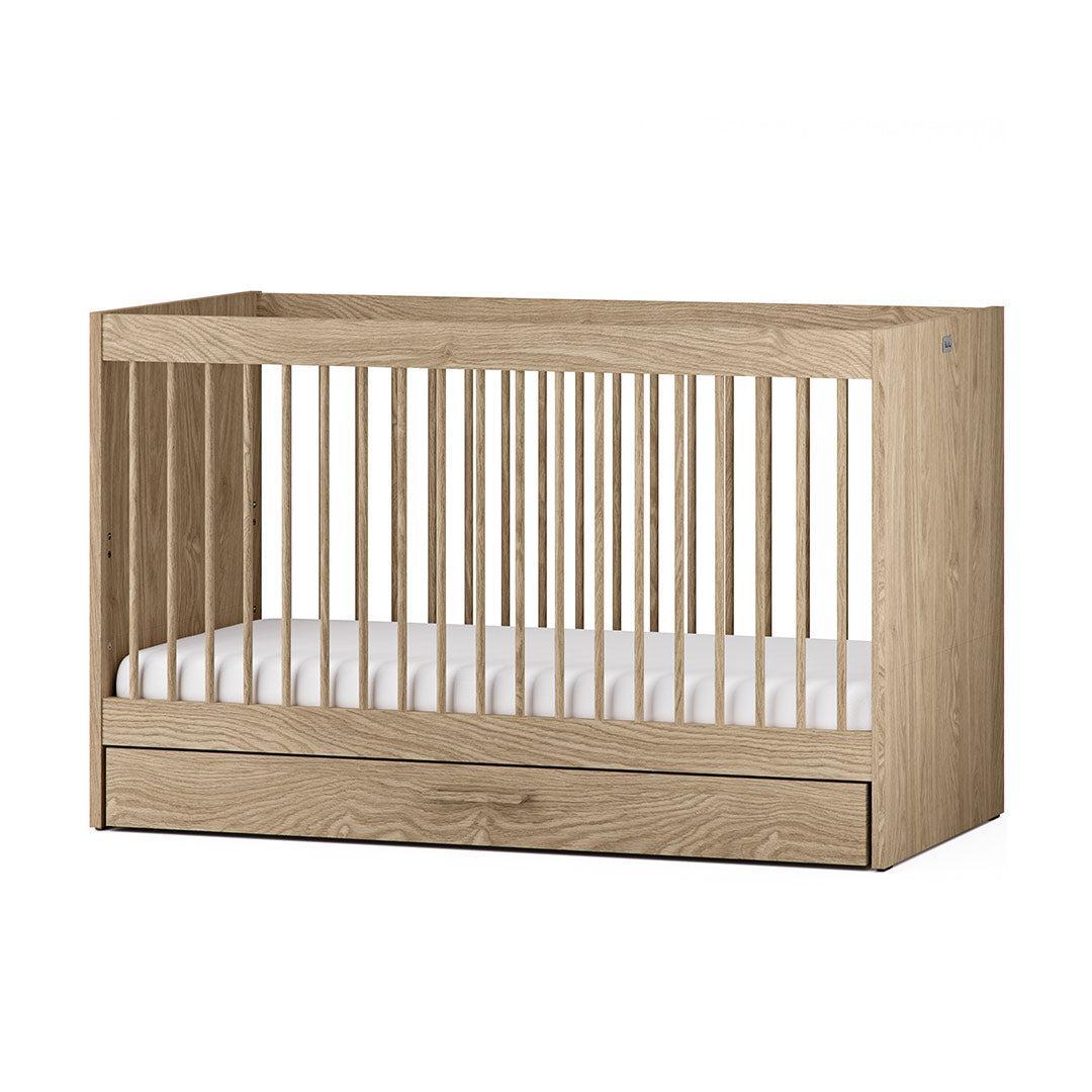 Silver Cross Geneva Cot Bed - Oak-Cot Beds-Oak-Cot Bed | Natural Baby Shower