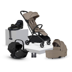 Silver Cross Nia Glide Travel System-Travel Systems-Champagne- | Natural Baby Shower