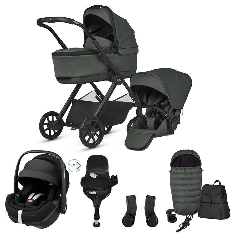 Silver Cross Reef 2 + Pebble 360 Pro 2 Travel System-Travel Systems-Pewter- | Natural Baby Shower