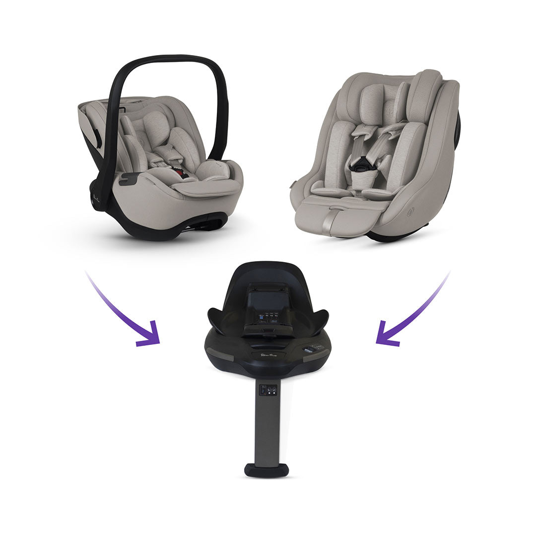 Silver Cross Reef 2 SPECIAL EDITION Ultimate Family 360 Bundle-Travel Systems-Frappe-Iconic Black | Natural Baby Shower