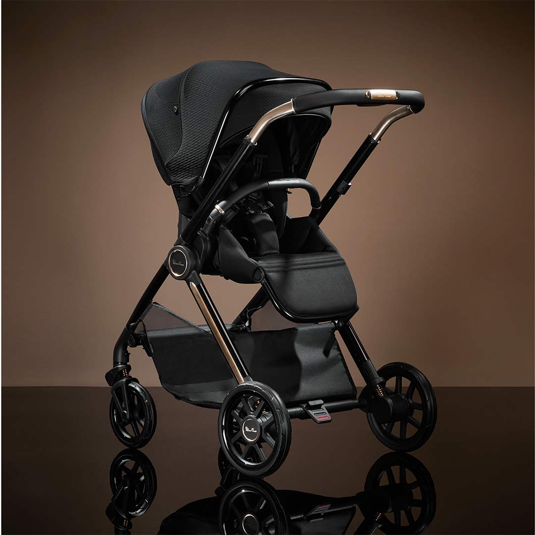 Silver Cross Reef 2 SPECIAL EDITION Ultimate 360 Bundle-Travel Systems-Frappe-Iconic Black | Natural Baby Shower