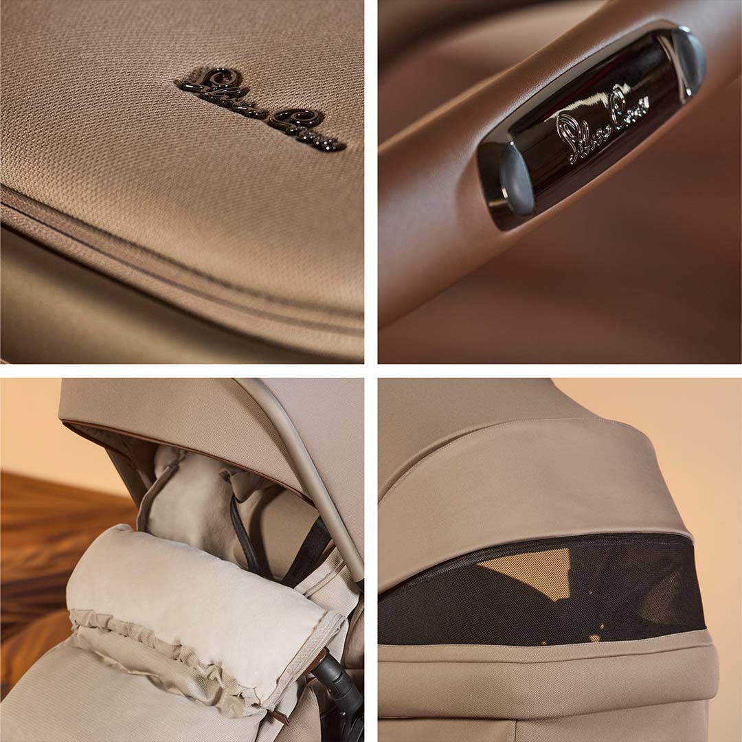 Silver Cross Reef 2 SPECIAL EDITION Ultimate 360 Bundle-Travel Systems-Frappe-Iconic Black | Natural Baby Shower