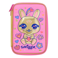 Smiggle - 3D Kabartmalı Altın Budz Karakterli Kalem Kutusu