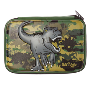 Smiggle - 3D Kabartmalı Hardtop Dinossi Özel Tasarım Kalem Kutusu