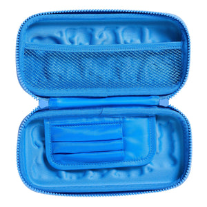 Smiggle - 3D Kabartmalı Hardtop Lilak Küçük Kalem Kutusu