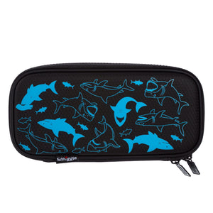 Smiggle - 3D Kabartmalı Hardtop Spesh Siyah Küçük Kalem Kutusu