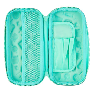 Smiggle - 3D Kabartmalı Hardtop Wondrous Dondurma Desenli Pembe Kalem Kutusu