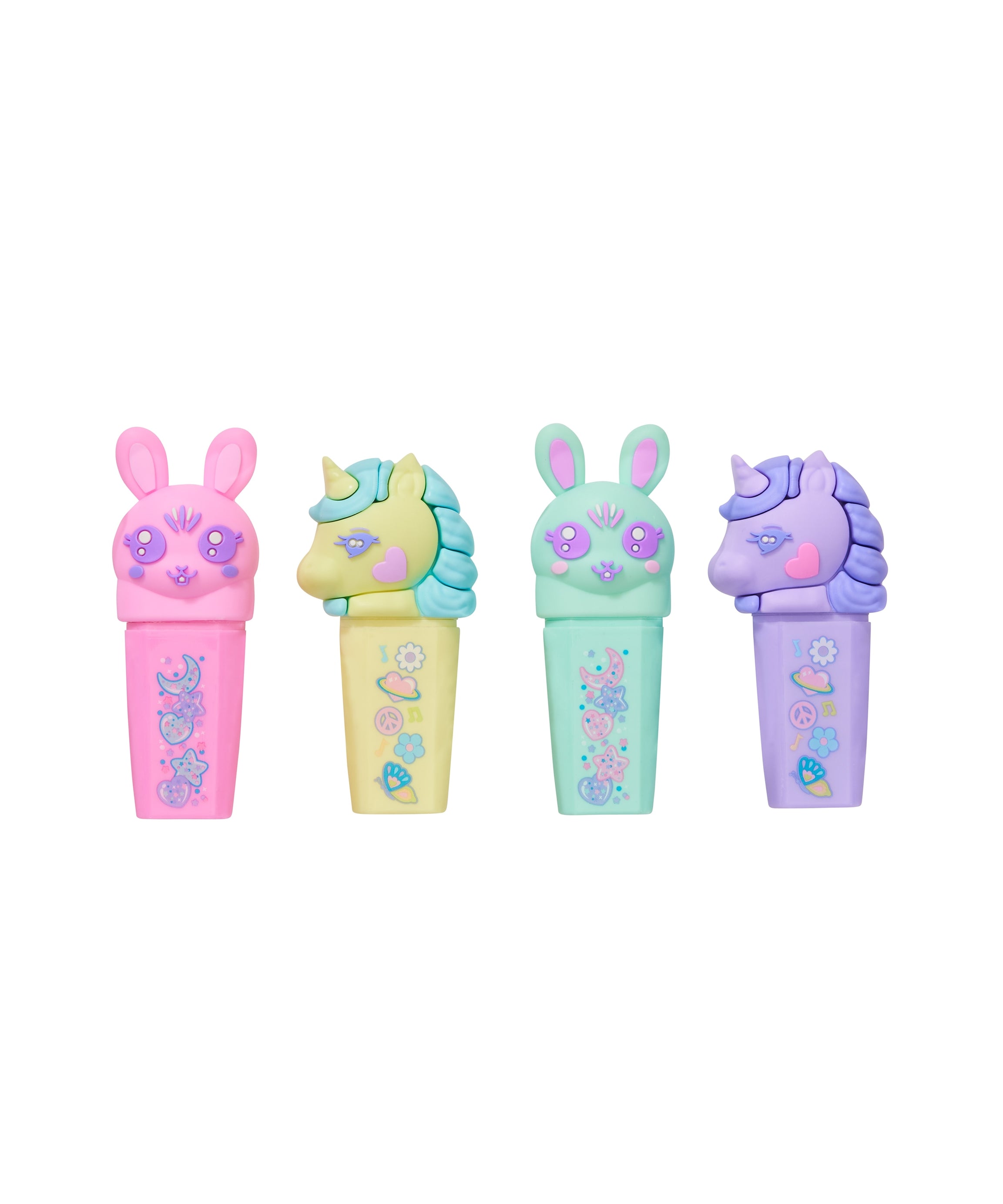 Smiggle - 全明星香味荧光笔4支装套装