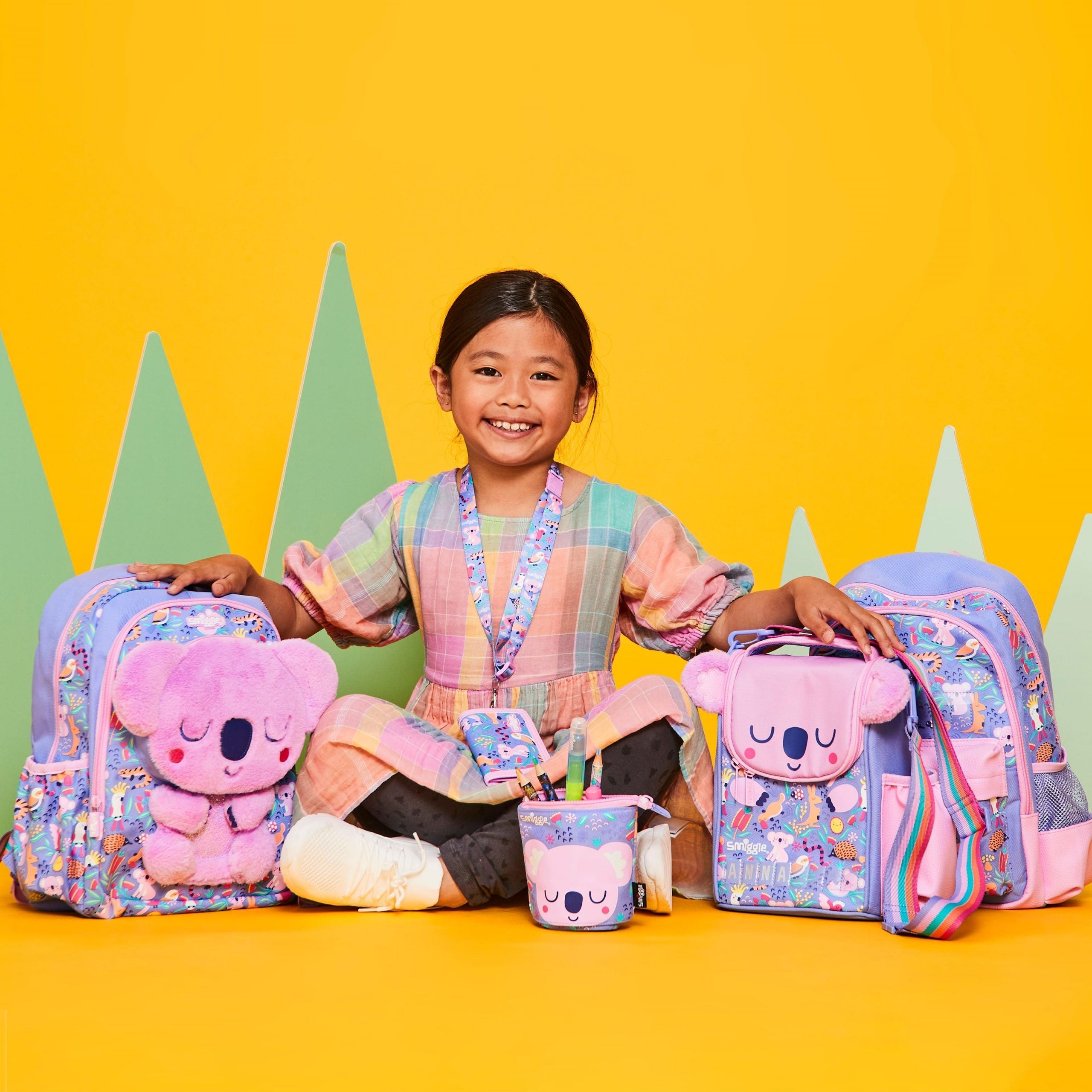 Smiggle - Animalia Kalem Kutusu ve Standı
