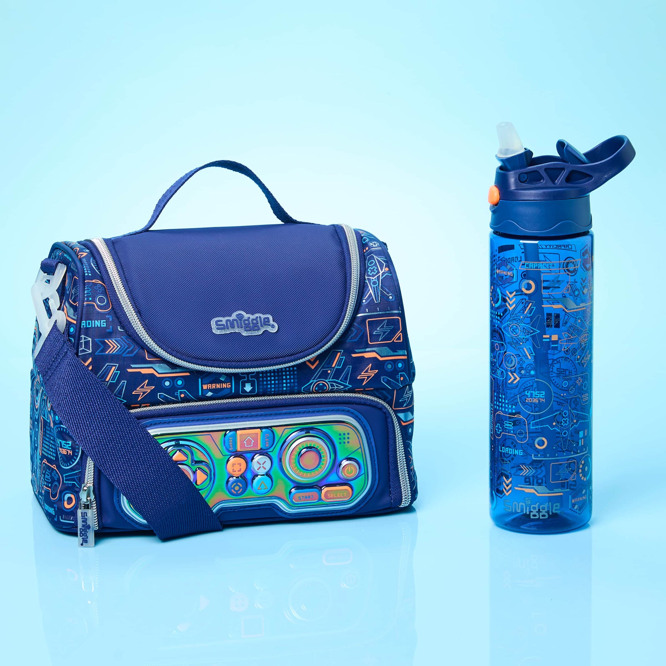 Smiggle - Beta Dvostruka Torba za Ručak s Rukohvatom