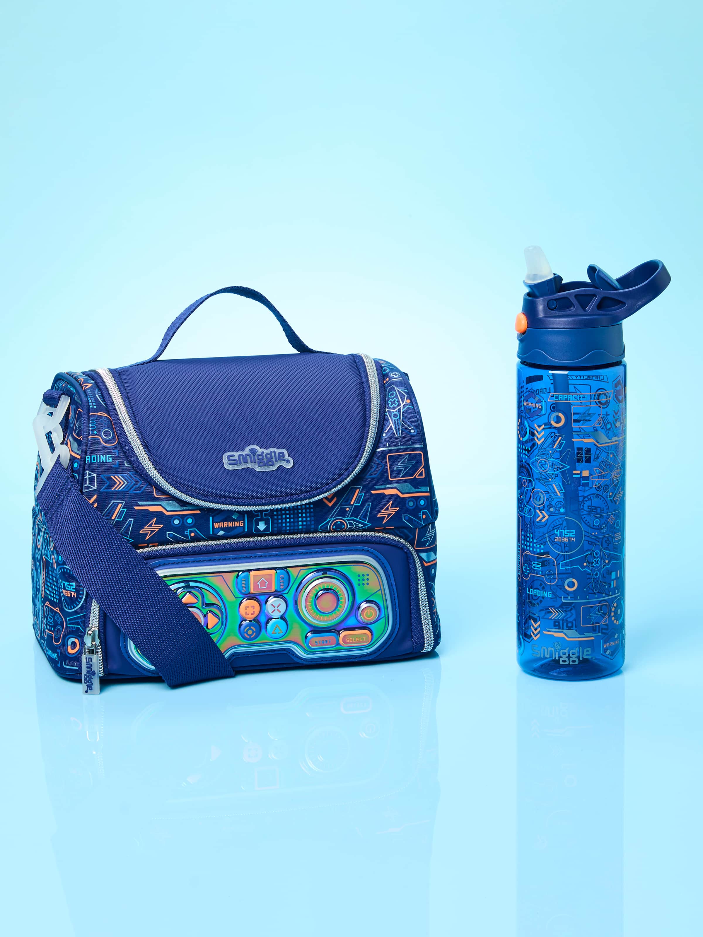 Smiggle - Beta 双层带挂钩便当包